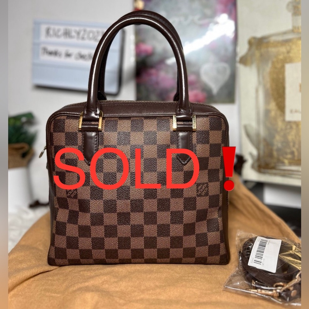 SOLD❗️Louis vuitton brera damier handbag with strap